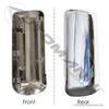 563.75008C by AUTOMANN - Door Mirror Cover, Left Hand, Chrome, for Peterbilt 579