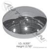 562.C1002C by AUTOMANN - Wheel Hub Cap, Chrome ABS with 33mm Push-On Nut Covers