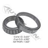 Automann 182.404 Wheel Bearing Wheel Bearing Kit, Set 404, Consists of 592A Cup / 598A Cone, 3.62" Bore