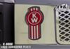 Aranda K-0069 Hood Grille Surround Logo Surround Plate - Stainless Steel, For Kenworth T880
