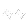Carlson H4800 Disc Brake Anti-Rattle Clip DISC BRAKE PART