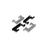 Carlson P785 Disc Brake Caliper Abutment Service Kit PAD INSTALLATION KIT