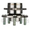 NTN WE61497 Wheel Bearing and Hub Assembly Wheel Bearing and Hub Assembly - Steel, Natural, with Wheel Studs