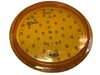 AA4FHM3E by BETTS HD - 40 45 47 Series Turn and Tail Light - Amber 45-Diode 4" Round LED Shallow Multi-Volt