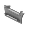 Freightliner A22-74423-320 Panel Reinforcement Panel Reinforcement - Right Side, Thermoplastic Olefin, Gray, 4 mm THK