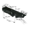 Automann MHT812 Beam Assembly Beam Assembly, use for Hendrickson, Right