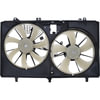 Continental AG FA70856 Dual Radiator and Condenser Fan Assembly Dual Fan Assembly
