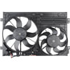 Continental AG FA70916 Dual Radiator and Condenser Fan Assembly Dual Fan Assembly
