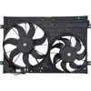 Continental AG FA70845 Dual Radiator and Condenser Fan Assembly Dual Fan Assembly