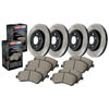 StopTech 934.51053 Disc Brake Upgrade Kit StopTech Street Axle Pack Slotted Front & Rear Wheel Brake Kit