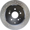 StopTech 127.40072L Disc Brake Rotor StopTech Sport Drilled & Slotted Brake Rotor; Rear Left