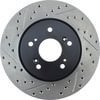 StopTech 127.40073R Disc Brake Rotor StopTech Sport Drilled & Slotted Brake Rotor; Front Right
