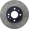127.42056L by STOPTECH - StopTech Sport Drilled & Slotted Brake Rotor; Front Left