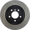 128.34080L by STOPTECH - StopTech Sport Cross Drilled Brake Rotor; Rear Left