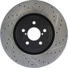 127.47024L by STOPTECH - StopTech Sport Drilled & Slotted Brake Rotor; Front Left