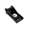 Fleet Engineers 025E10200 Door Hinge Top Fixture Bracket Assembly for 1 Rollers, Black E-Coat