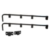 031-00102 by FLEET ENGINEERS - Mud Flap Bracket, 3/4 Straight Bar Type, Right Angle, Standard Mount, Pair