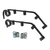 031-00120 by FLEET ENGINEERS - Mud Flap Bracket, 3/4 Shortie Bar Type, Double Coil, End Mount, Pair
