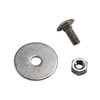 Fleet Engineers 031-00415 Mud Flap Mounting Hardware Top Flap Hardware Packaged Sets, Stainless