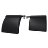 031-01049 by FLEET ENGINEERS - Cross-Tube Classic XTPL-24 Low Mount, Black Poly, Pair
