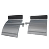 031-01070 by FLEET ENGINEERS - Quarter Fender Set, Polished Stainless Steel, Standard with Top Flap