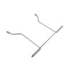 Fleet Engineers 033-00075 Mud Flap Stiffner Anti-Sail Brackets, Standard 1-Piece Design, Chrome