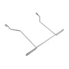 Fleet Engineers 033-00076 Mud Flap Stiffner Standard Anti-Sail Brackets - One Piece Design, stainless steel