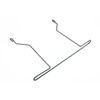 Fleet Engineers 033-00078 Mud Flap Stiffner Anti-Sail Brackets, Standard 1-Piece Design, Galvanized