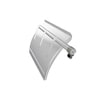 Fleet Engineers 033-00215 Truck Quarter Fender Cross-Tube Classic XTCL-24 Low Mount, Stainless Steel, Single, Curbside