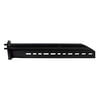 Fleet Engineers 033-00257 Mud Flap Bracket FB-27 Spring Loaded Brackets, 24.75, 26 deg Cut, Black E-Coat