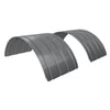 Fleet Engineers 034-01327 Fender Set Spray Master Classic FRC-22, 18 Gauge Galvanized Steel, Ribbed, Pair