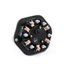 Tramec Sloan 38213 Electrical Pin Socket 7-Way Receptacle, Split Pin, 20A Circuit Breakers