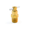 Tramec Sloan SDC603-4 Air Brake Reservoir Drain Petcock Drain Cock, Internal Seat Male Pipe Drain, 1/4