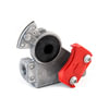 Tramec Sloan 56261 Gladhand Aluminum Gladhand, 38-degree Bracket Mount, Emergency, Rubber Seal, Riveted Wear Plate