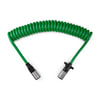 Tramec Sloan 4D015 ABS Coiled Cable Sonogrip ABS Cable - 15ft, Coiled, Standard Jacket, 12 Leads, Straight Zinc Plugs