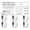 PAI 855022-002 Engine Rebuild Kit Premium Engine Rebuild Kit for Cummins 855 Series Engine Application