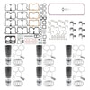PAI 855052-022 Engine Rebuild Kit Engine Rebuild Kit for Cummins 855 Series Engine Application