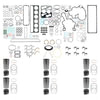 PAI C13601-027 Engine Rebuild Kit Engine Overhaul Rebuild Kit for Caterpillar C13 Engine Application