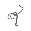Dayco 72329 Radiator Coolant Hose CURVED RADIATOR HOSE, DAYCO