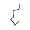 Dayco 87791 HVAC Heater Hose MOLDED HEATER HOSE, DAYCO