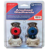 Tectran 1019ES-AR Gladhand Gladhand - Anodized Aluminum Cast Body, (1) Emergency and (1) Service