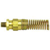 Tectran 102 Air Brake Air Hose Fitting Pipe Fitting - 3/8 in. I.D Hose, 1/4 in. Pipe Thread, with Spring Guard