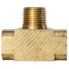106-A by TECTRAN - Air Brake Air Line Thread Branch Tee - Brass, 1/8 in. Pipe Thread, Extruded