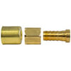 1116 by TECTRAN - Air Brake Air Line Fitting - 3/8 in. I.D Hose, 3/8 in. Thread, Swivel, Crimp-On