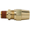 Tectran 1168-10C Air Brake Air Line Connector Fitting DOT Male Connector Fitting for Copper Tubing, 5/8" Tube Size, 3/8" Pipe