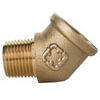 Tectran 124-A Air Brake Air Line Fitting Extruded 45-Deg Street Elbow Pipe Fitting, 1/8 in. Pipe Thread Size