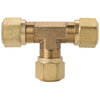 Tectran 1364-10 Air Brake Air Line Fitting Air Brake Air Line Union - Brass, 5/8 in. Tube Size