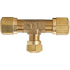 Tectran 1364-664 Air Brake Air Line Fitting Air Brake Air Line Union - Brass, 3/8 in. Tube Size