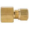 Tectran 1366-10C Air Brake Air Line Fitting DOT Female Ferrule Connector Fitting for Nylon Tubing, 5/8" Tube Size, 3/8", Pipe
