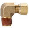 Tectran 1369-10C Male Elbow Fitting DOT 90-Deg Male Elbow Ferrule Fitting, 5/8" Tube Size, 3/8" Pipe Thread Size